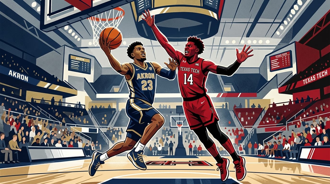 Image for Red Raiders, Blue Chips: The $1.1 Million Squeeze on Akron