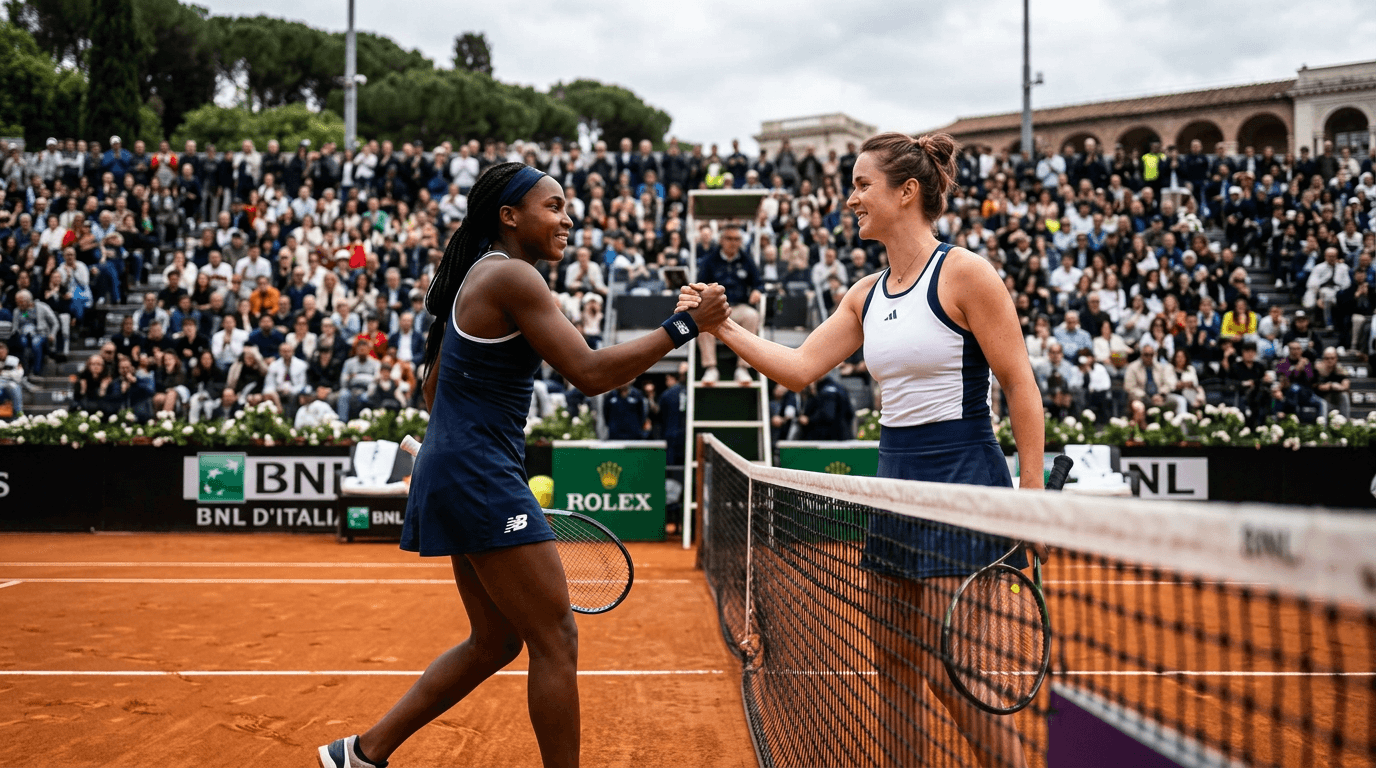 Image for Svitolina Eclipses Gauff On The Roman Clay
